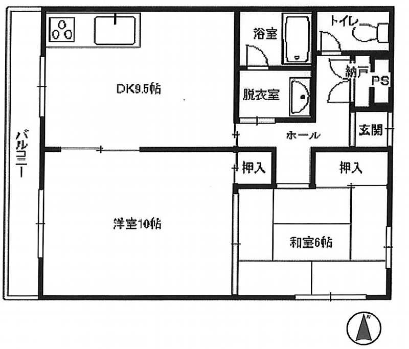 名古屋市港区 宝神ビル間取り