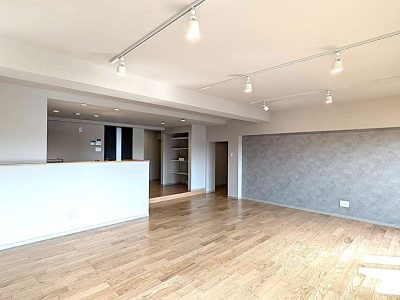 マンションリノベーション：２戸を１戸に広々リノベーション